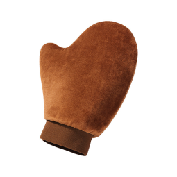 Wholesale Private Label Dual Sided Tanning Mitts Velvet Self Tanner Glove Bake Elastic Wrist Applicator Tanning Mitts