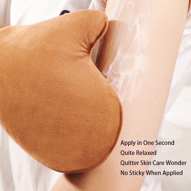 Manufacturer Application Mitts Sunless Tanning Customized Brown Tan Mitt Private Label Self Tanning Mitt Glove