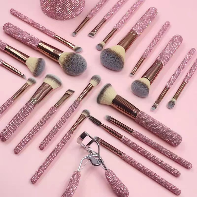 Halloween Makeup Brushes 23pcs Artificial Diamond Face Beauty Christmas Gifts Present Box Premium Eyeshadow Makeup Brush Sets