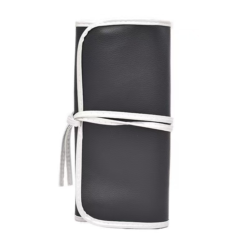 2024 New Style High Quality Professional Makeup Brushes Set 12pcs Brown Luxury OEM Cosmetic Wooden Fan Smudge Beauty Tool