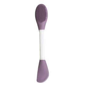 Hot Sale Apply Facial Mask Clean Nose 2 in 1 Silicone Facial Brush with Mask Brush Skin-friendly Facial Cleaning Brush