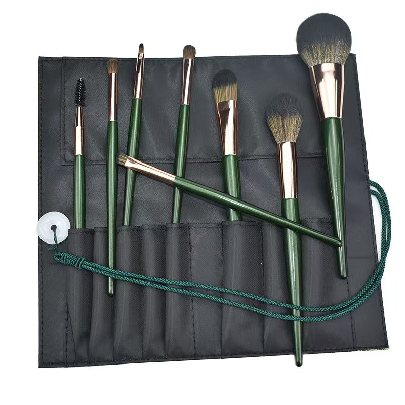 High Quality 8/12-Piece Makeup Brush Set for Beginners Soft Wooden Handle Beauty Tools Factory New Complete Set