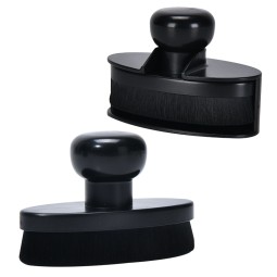 Wholesale Large Vegan Tire Shine Brush Automotive Dressing Applicator with Storage Stand Clean Tool for Car Tires