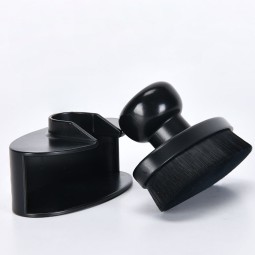 Custom Logo Flat Head Large Automotive Tire Dressing Applicator Brush Vegan Tire Shine Applicator for Car Tires Clean Tool