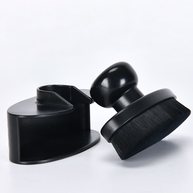 Custom Logo Flat Head Large Automotive Tire Dressing Applicator Brush Vegan Tire Shine Applicator for Car Tires Clean Tool