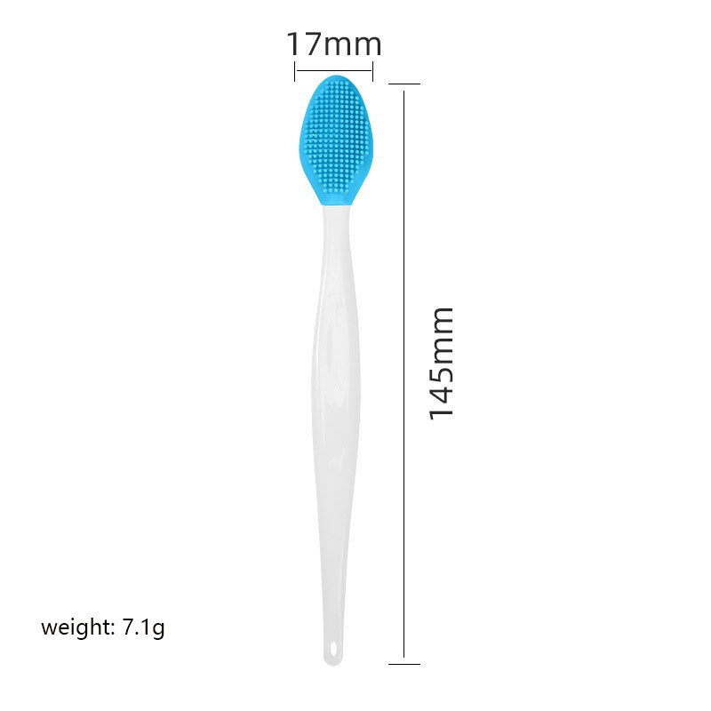 Beauty Planet Mini Silicone Facial Cleansing Brush Handle Applicator for Face Wash Pore Cleaner Exfoliator Silicone Mask Brush