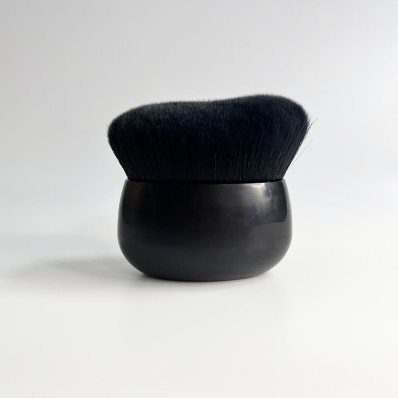 Custom Logo Portable Kabuki Self Tanner Foundation Brushes New Style Single Body Makeup with Concealer for Face and Body