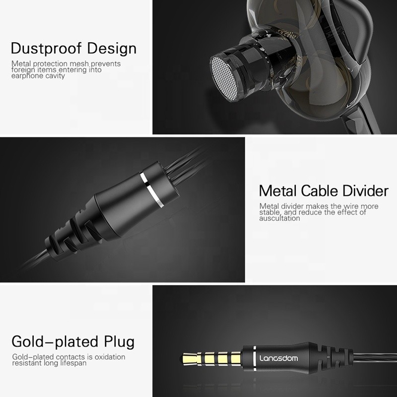 Stereo Earphone Factory - Langsdom D4c Metal
