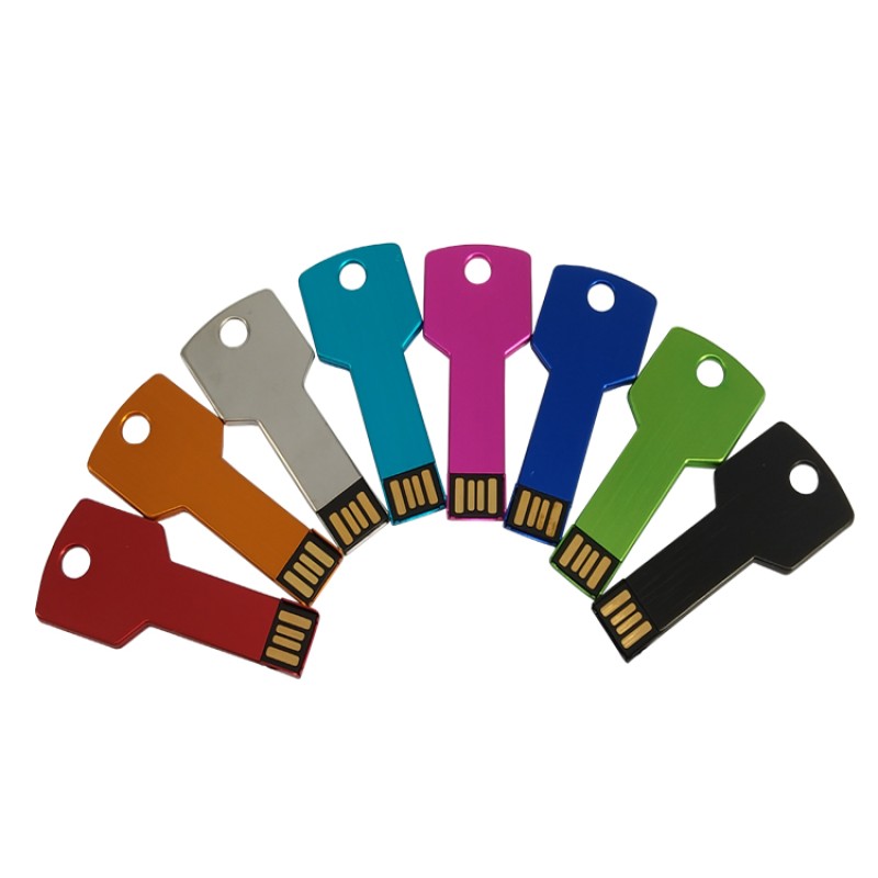 USB Flash Drive Factory - Custom Key Shape Metal Pendrive