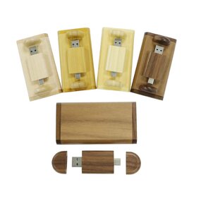 USB Flash Drive Factory - Custom Wooden Type C Flash Drive