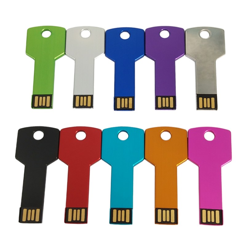 USB Flash Drive Factory - Custom Key Shape Metal Pendrive