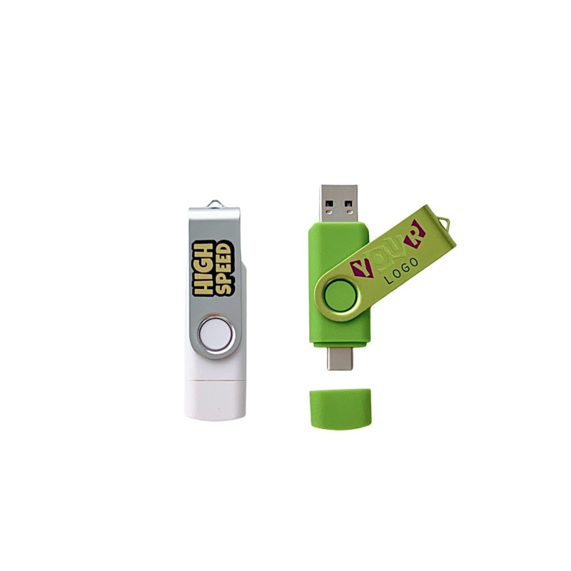 USB Flash Drive Manufacturer - OEM 2 in 1 OTG USB Drive