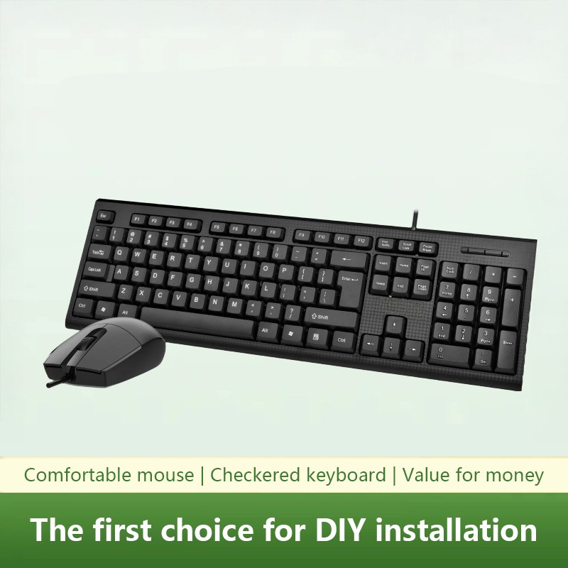 Keyboard Mouse Set Manufacturer - Wired 104 Keys