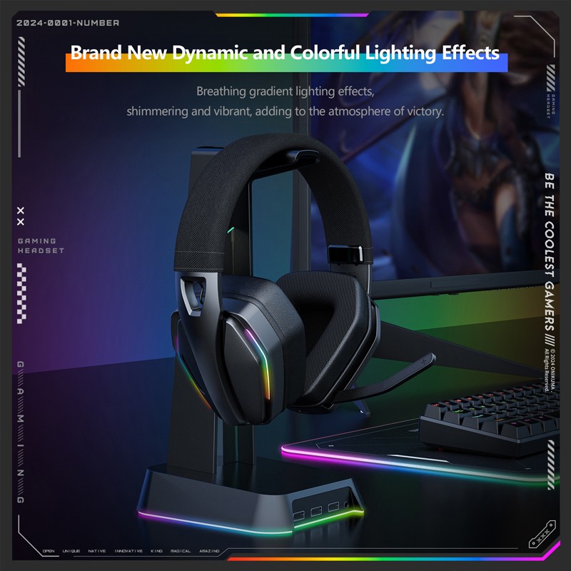 Gaming Headset Manufacturer - 2.4G Wireless Tri-mode