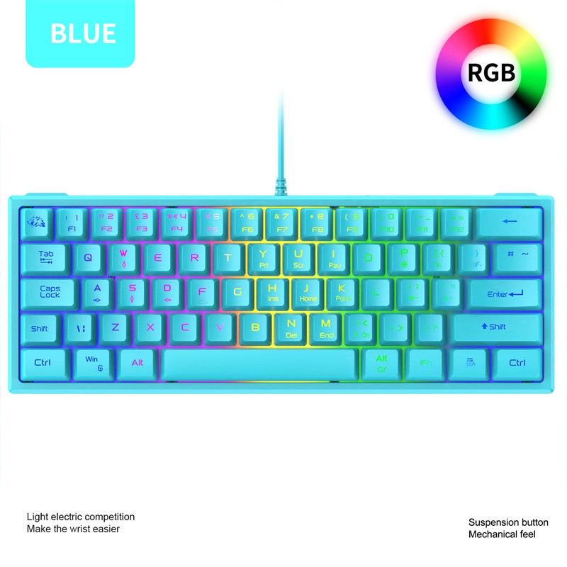 Gaming Keyboard Supplier - Wired Mini 60% RGB