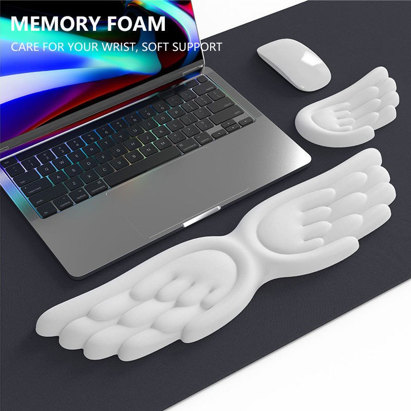 Mouse Pad Supplier - Angel Wings Wrist Rest