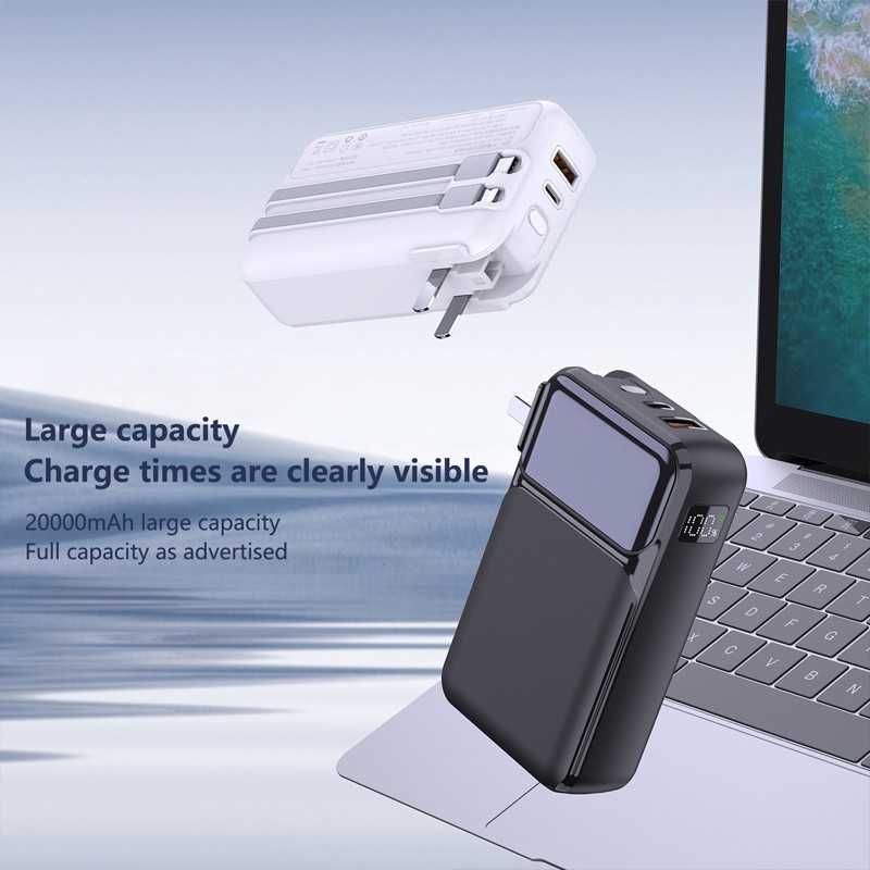 Power Bank Supplier - 22.5W Wall Charger Built-in