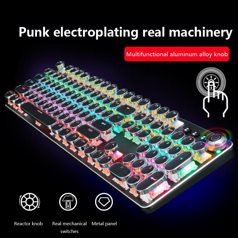Mechanical Keyboard Manufacturer - Retro Punk Electroplated