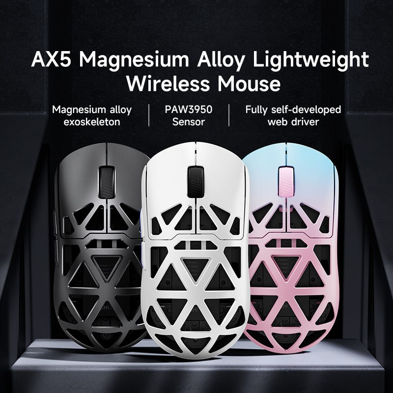 Gaming Mouse Manufacturer - Magnesium Alloy Tri-mode