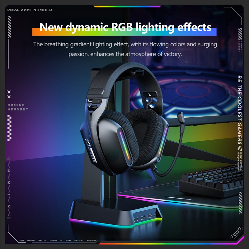 Gaming Headphones Factory - 2.4G Wireless RGB