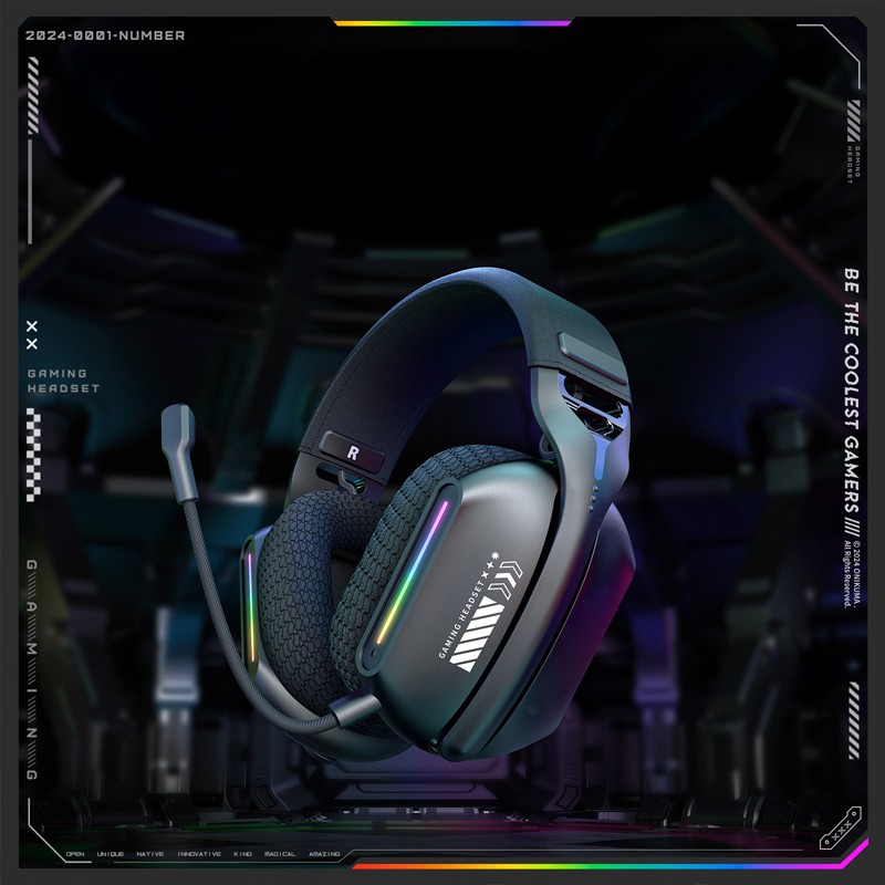 Gaming Headphones Factory - 2.4G Wireless RGB