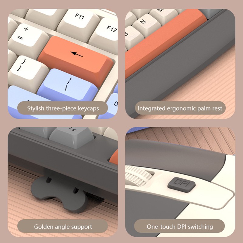Keyboard Mouse Set Supplier - Fashionable Color Block