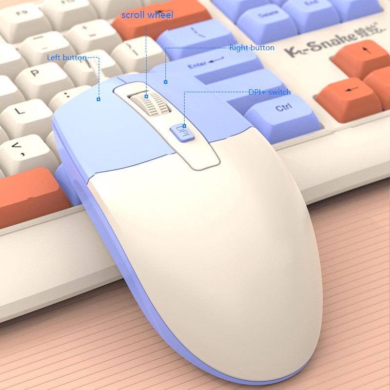 Keyboard Mouse Set Supplier - Fashionable Color Block