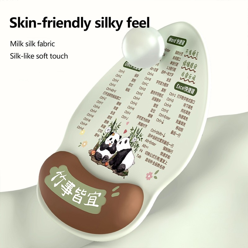 Mouse Pad Supplier - Wrist Rest Panda Pattern