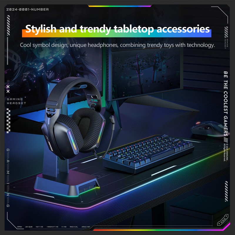 Gaming Headphones Factory - 2.4G Wireless RGB