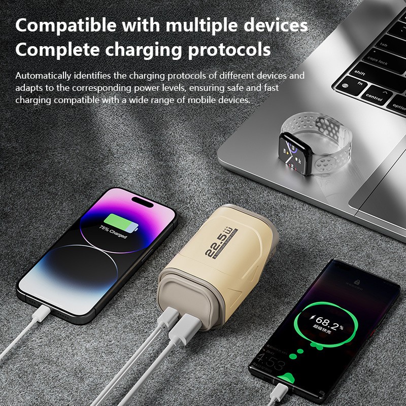 Power Bank Factory - 3-in-1 Magnetic Wireless