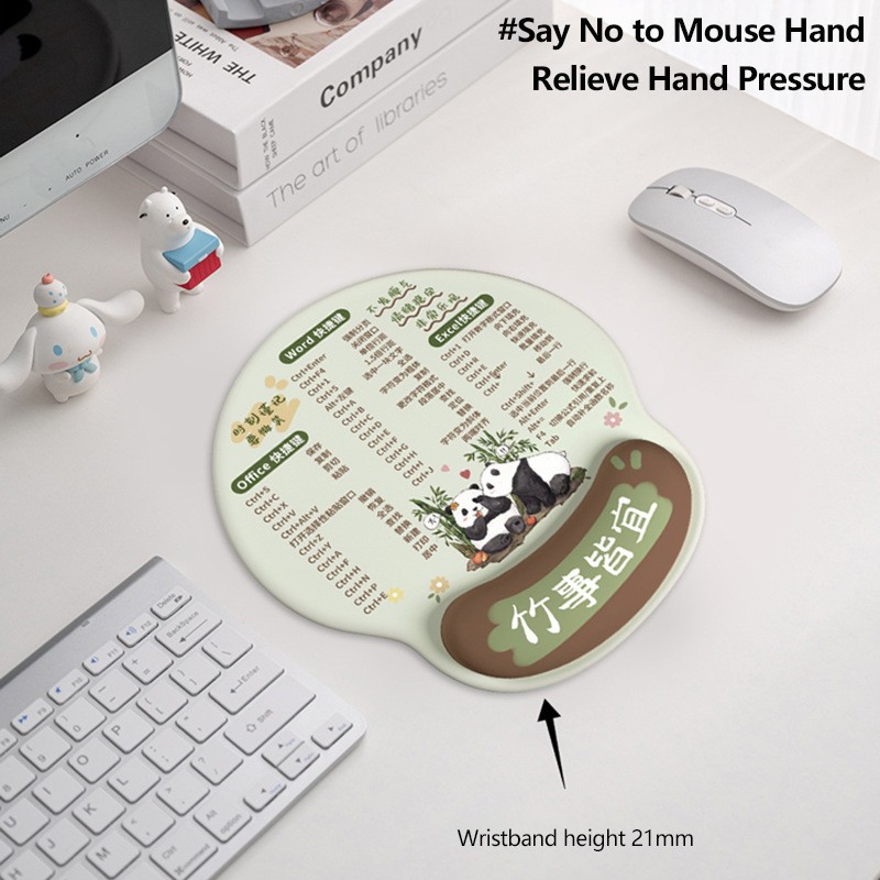 Mouse Pad Supplier - Wrist Rest Panda Pattern