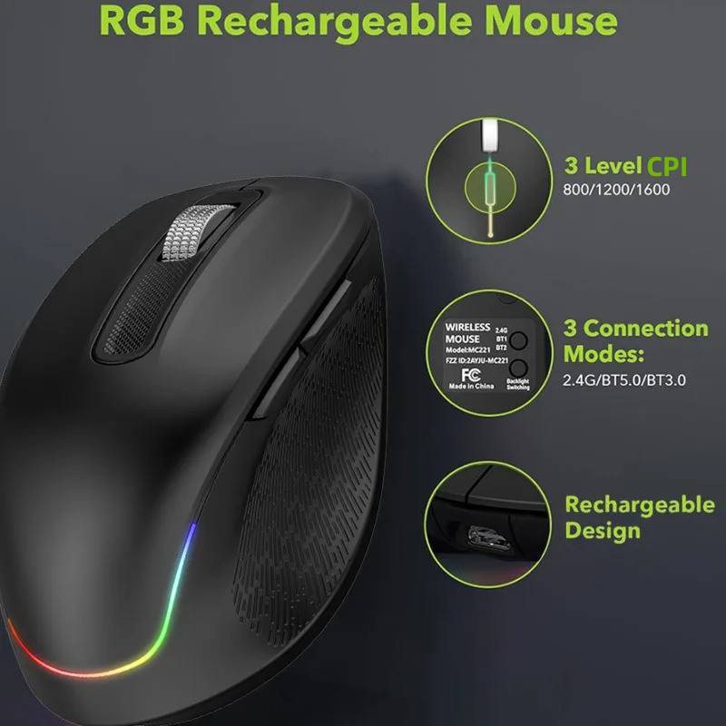 Keyboard Mouse Set Factory - 2.4G Ergonomic Silent