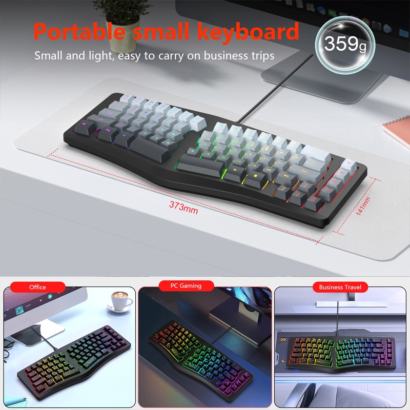 Gaming Keyboard Supplier - New Ergonomic 69-key