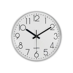 Wall Clock Factory - W104 12 Inch Vintage Quartz Silent Modern
