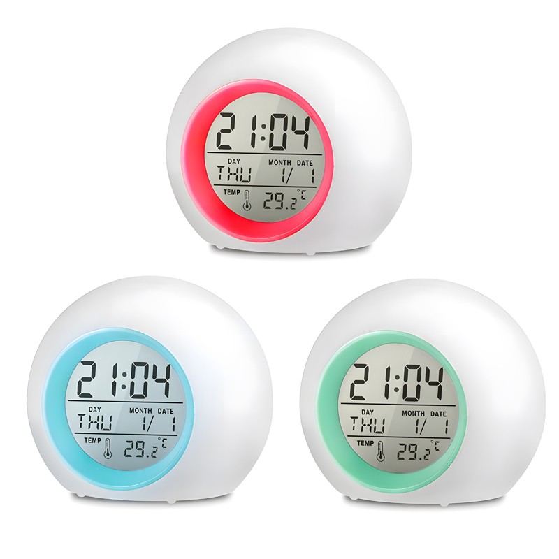 Alarm Clock Manufacturer - T509A LCD Digital Calendar Led Clock