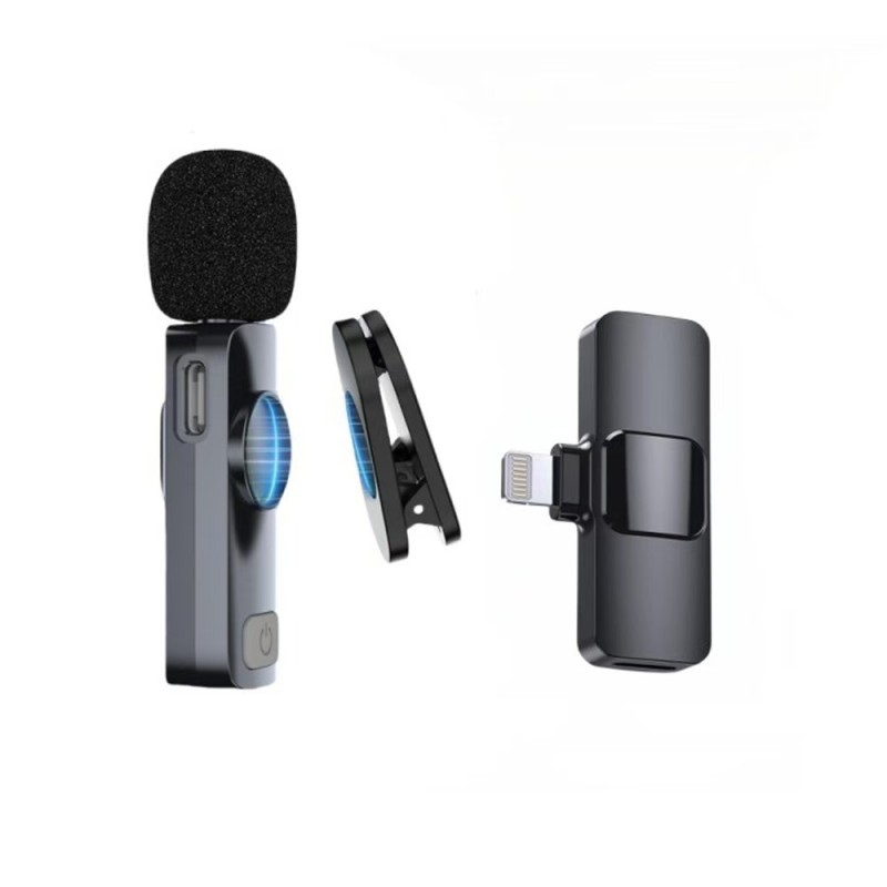 Wireless Microphone Factory - Magnetic Collar Clip Outdoor Noise Reduction