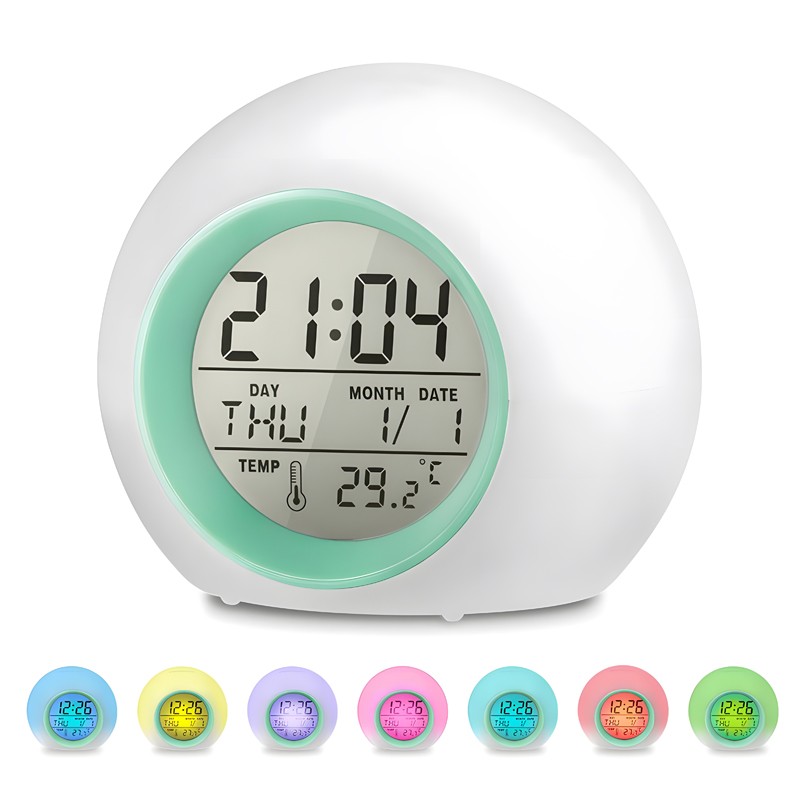 Alarm Clock Manufacturer - T509A LCD Digital Calendar Led Clock
