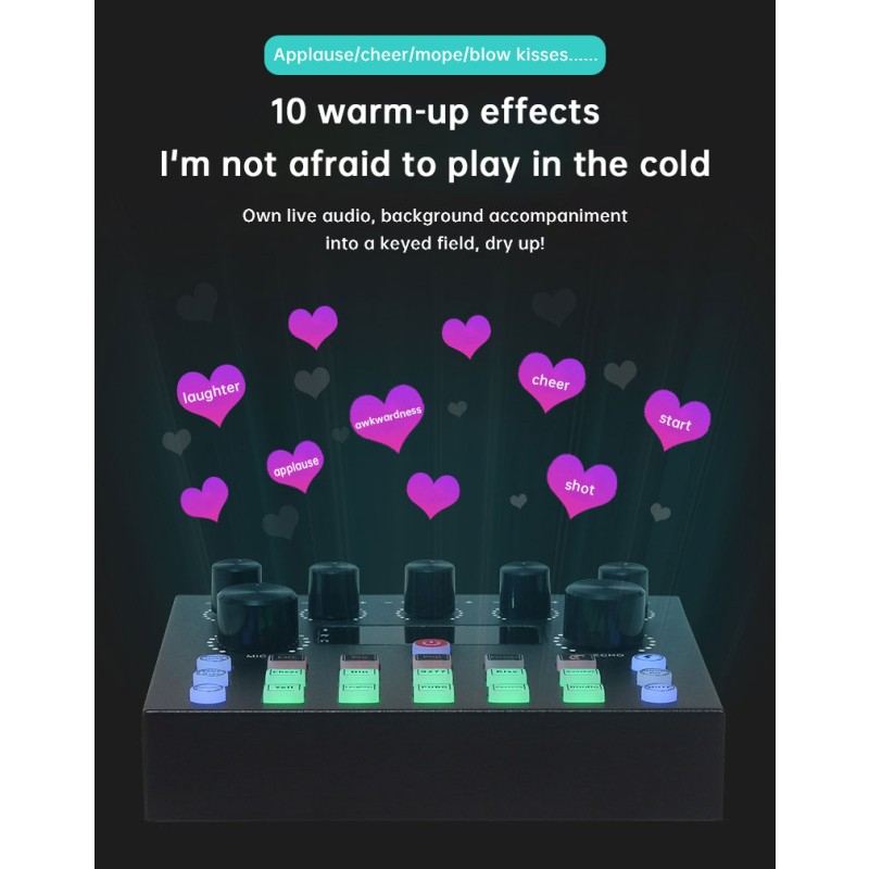 Sound Card Factory - V8 Podcast Karaoke Kit Condenser Microphone