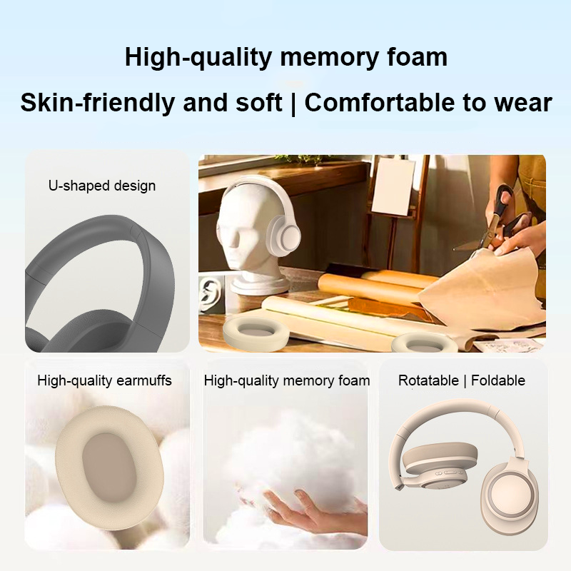 Bluetooth Headset Factory - Adjustable Over Ear Noise Cancelling ANC