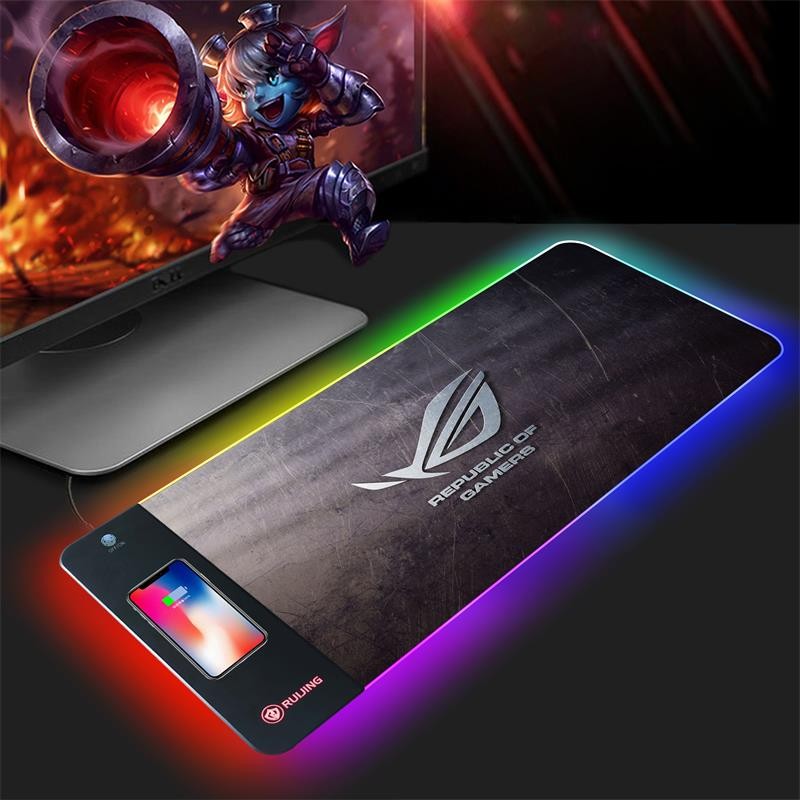 Mouse Pad Manufacturer - Personalized RGB Wireless Charger Gaming Pad