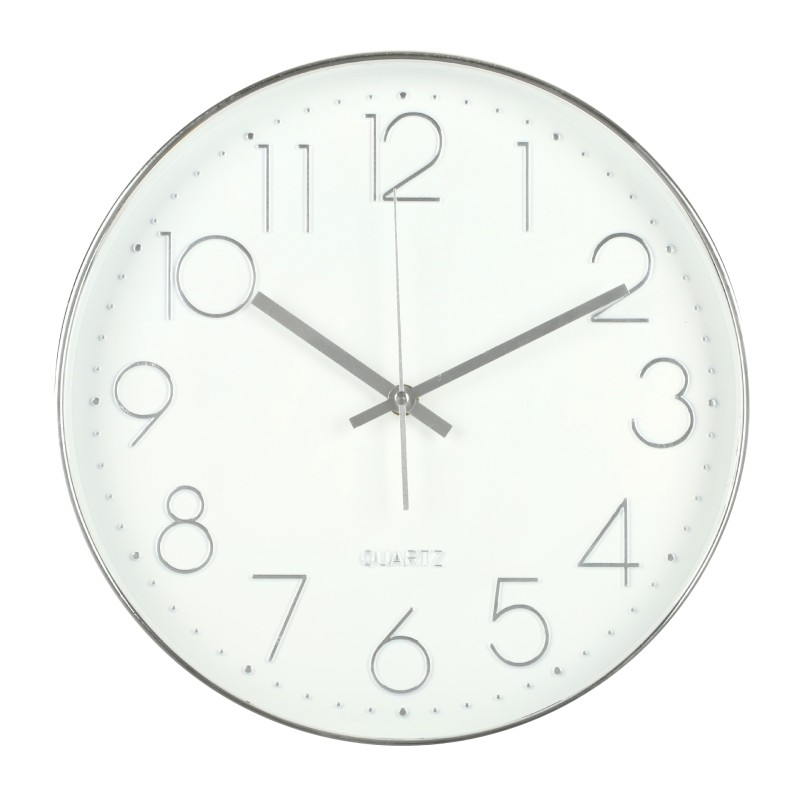 Wall Clock Factory - W104 12 Inch Vintage Quartz Silent Modern
