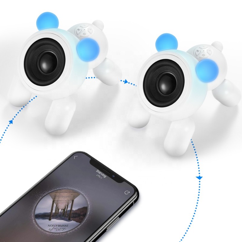 Bluetooth Speaker Factory - AS1 Puppy Led Audio Stereo With Mic