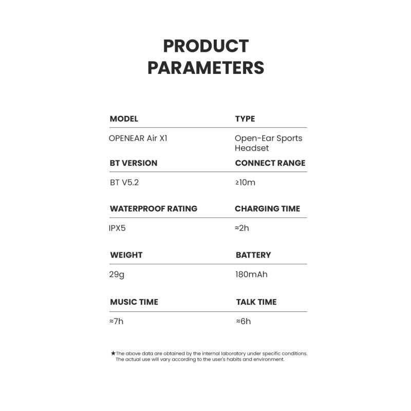 Bone Conduction Earbuds Manufacturer - OPENEAR X3