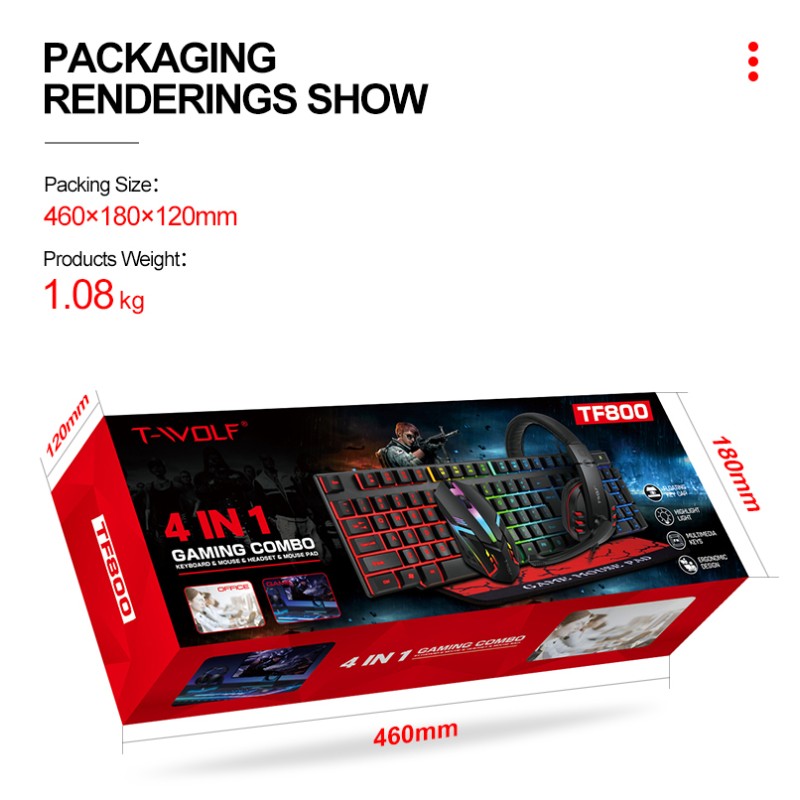 Keyboard Combo Supplier - 4IN1 Gaming Set