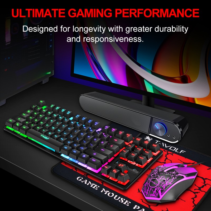 Gaming Combo Factory - 87keys 3IN1 RGB