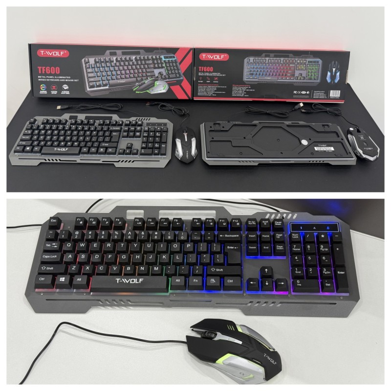 Gaming Combo Factory - T-WOLF TF600 LED