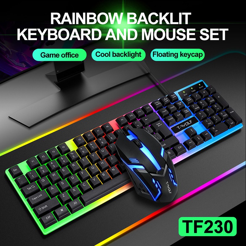Gaming Combo Supplier - OEM TF230 Backlit