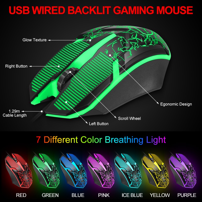 Gaming Combo Factory - 87keys 3IN1 RGB