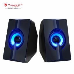 Desktop Speaker Supplier - TWOLF S6 LED USB