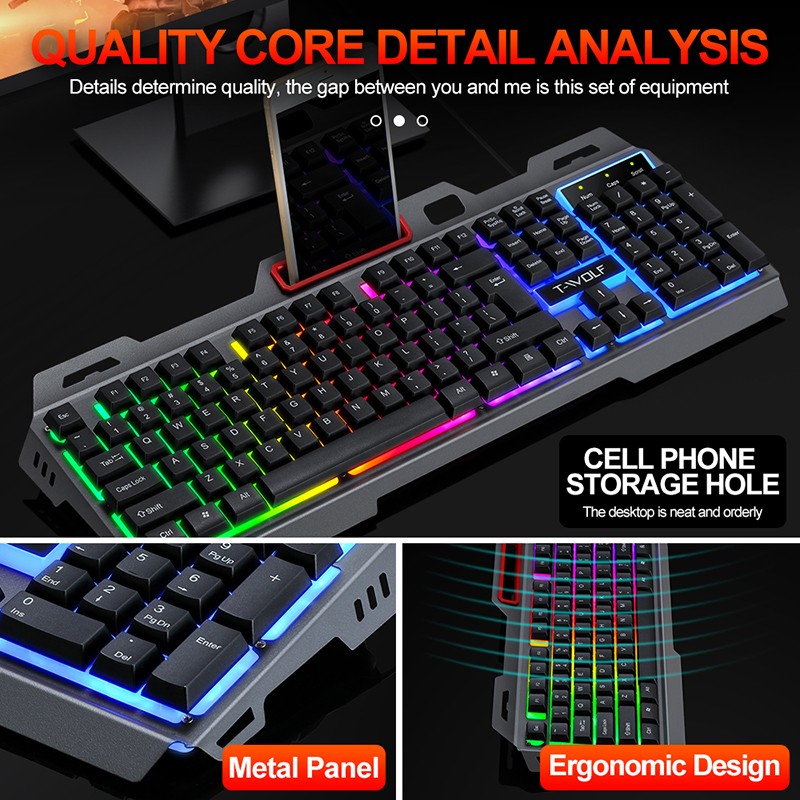 Gaming Combo Factory - T-WOLF TF600 LED